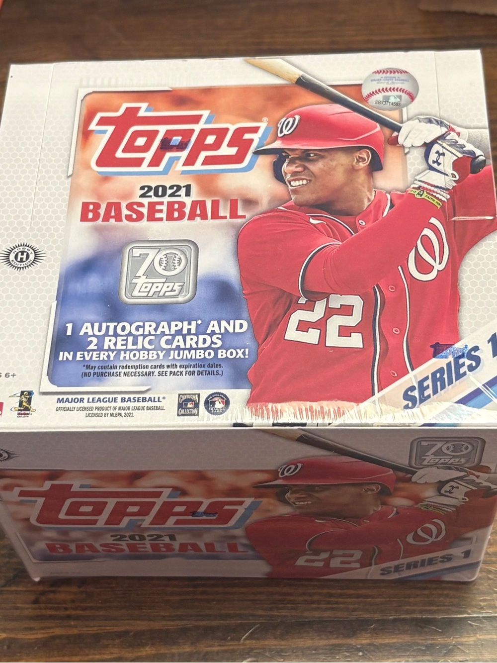 2021 Topps Baseball series 1 jumbo hobby Box